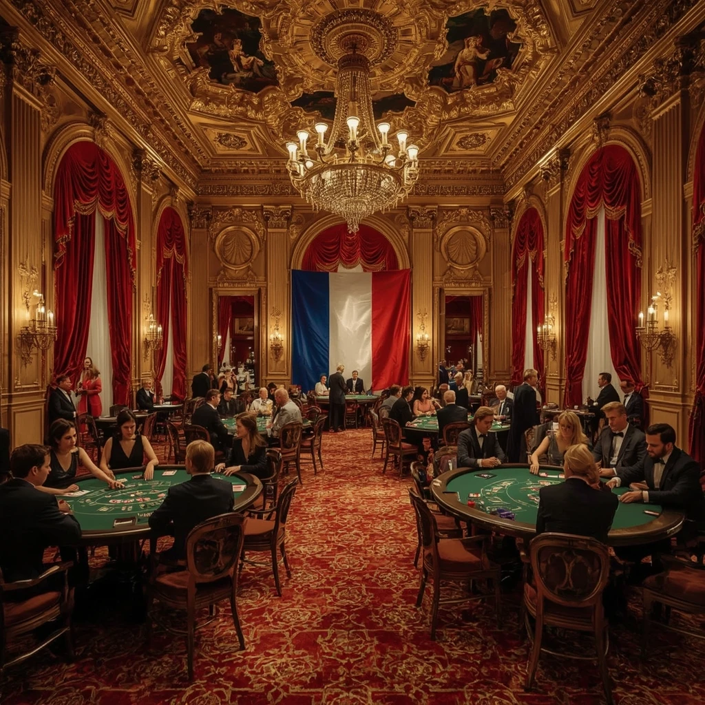 Le casino et le drapeau français EUROMOON CASINO